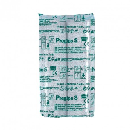 Бинт гипсовый PREGIPS S (5 мин., 12 см x 3м) 2 шт.