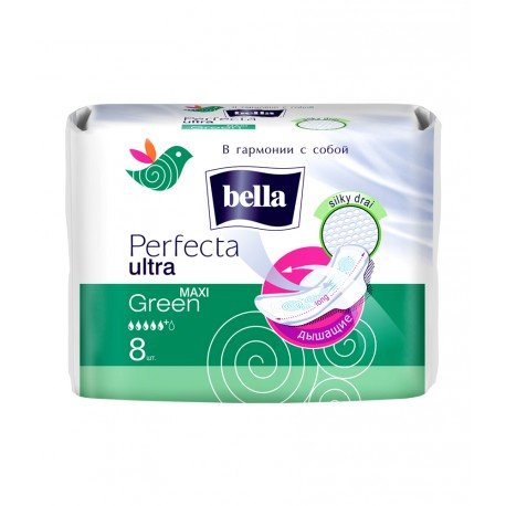 Гігієнічні прокладки Bella Perfecta ultra Maxi Green 8 шт.