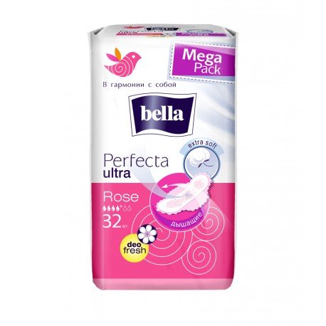 Гігієнічні прокладки Bella Perfecta ultra Rose deo fresh 32 шт.