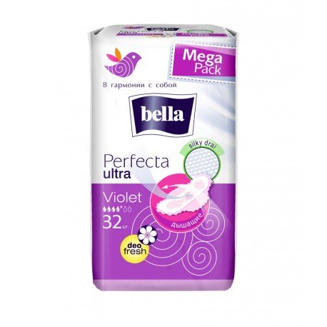 Гігієнічні прокладки Bella Perfecta ultra Violet deo fresh 32 шт.