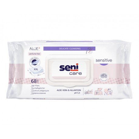 Вологі серветки SENI CARE 80шт. 