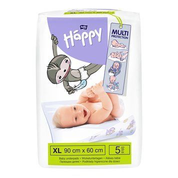 Пелюшки дитячі HAPPY BELLA BABY 60x90 см (5 шт) 600723 фото