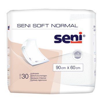 Пелюшки гігієнічні SENI SOFT Normal 90х60 см (30 шт) 692575 фото
