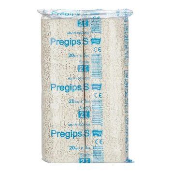 Бинт гіпсовий PREGIPS S. (5 хв., 20 см х 3м, 2 шт.) 844189 фото