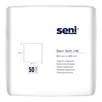 Пелюшки гігієнічні SENI SOFT HE, 60x60 см (50 шт) 699314 фото