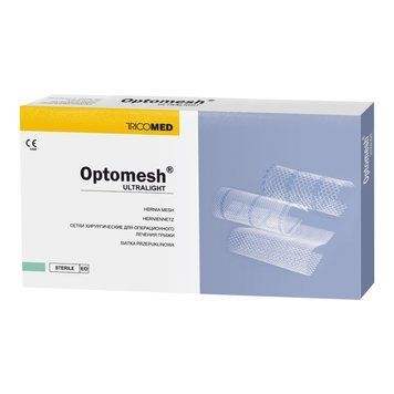 OPTOMESH&reg; Сітки хірургічні для операційного лікування грижі (MacroPore 100x160 мм 1 шт) 866358 фото