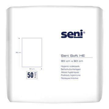 Пелюшки гігієнічні SENI SOFT HE, 90x60 см (50 шт) 699321 фото