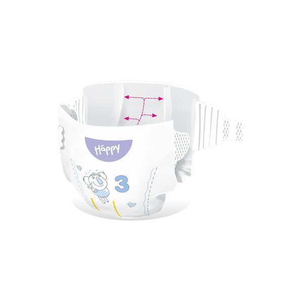 Підгузки дитячі одноразові HAPPY BELLA BABY midi (вага 5-9 кг, 50 шт) 605391 фото
