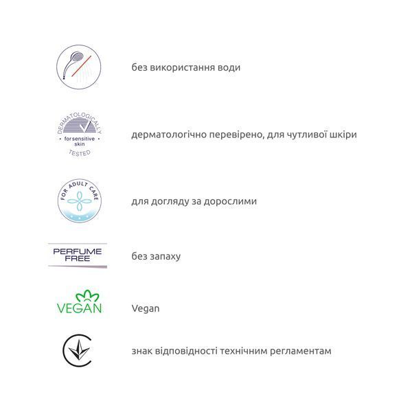 Серветки вологі для догляду за шкірою SENI CARE Sensitive (68 шт) 422653 фото